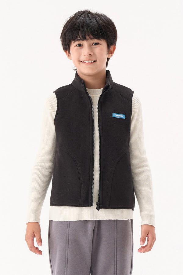 Lightweight Fleece Vest - Charcoal