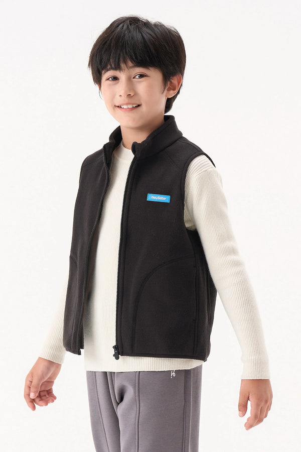 Lightweight Fleece Vest - Charcoal