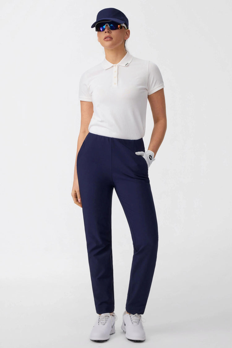 Women’s Zip-Pocket Stretch Pants - Midnight Navy