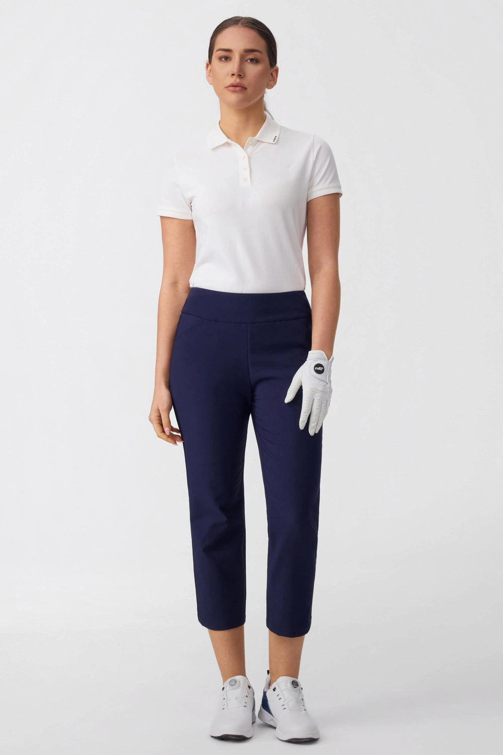 The Fairway Tailored Capri Pants - Midnight Navy