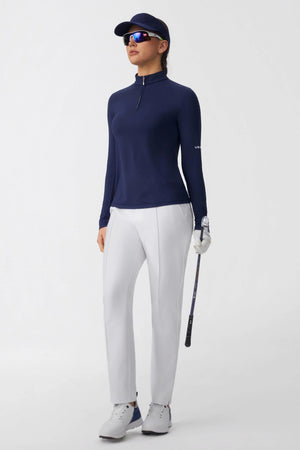 The Long Sleeve Performance Zip - Midnight Navy