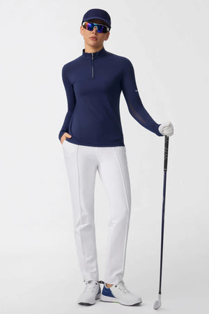 The Long Sleeve Performance Zip - Midnight Navy