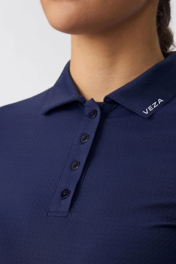 The Sculpt Polo - Midnight Navy