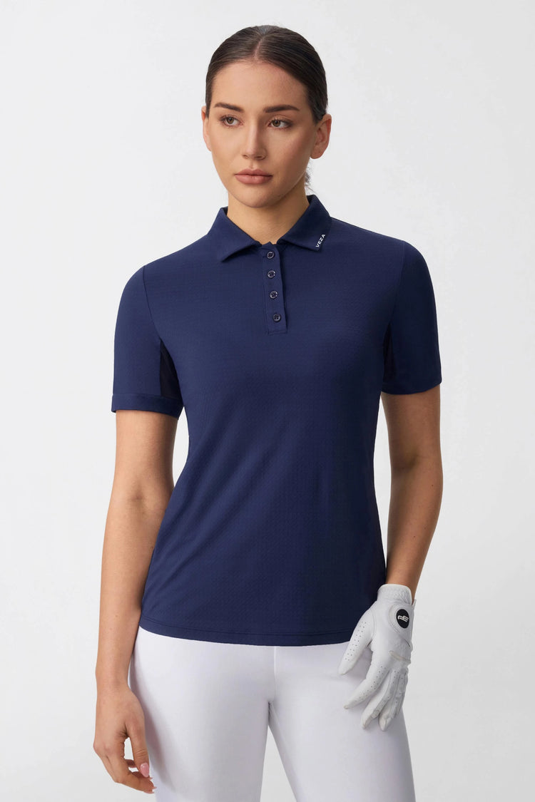 The Sculpt Polo - Midnight Navy