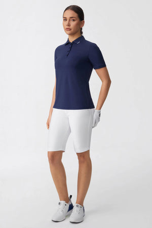 The Sculpt Polo - Midnight Navy