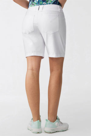 The Tailored Utility Bermuda - Classic White