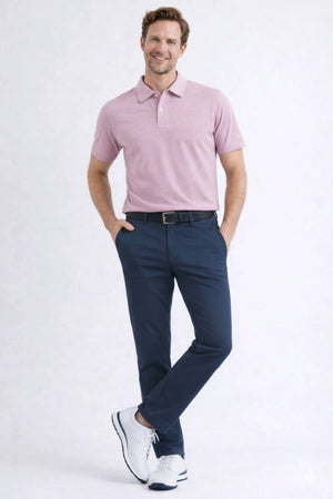 Tailored Tapered Golf Pants - Oxford Navy