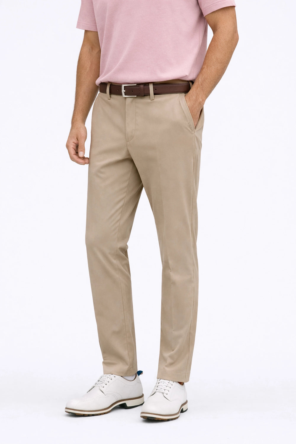 Tailored Tapered Golf Pants - Warm Sand