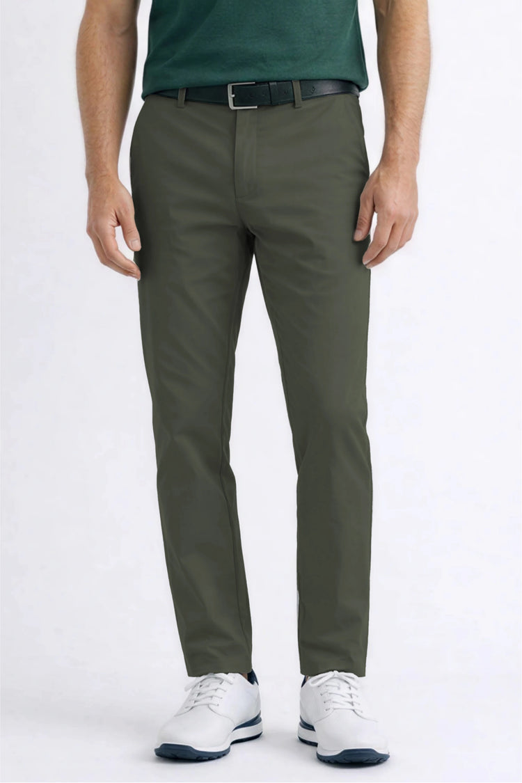 Tailored Tapered Performance Pants - Dusty Olive