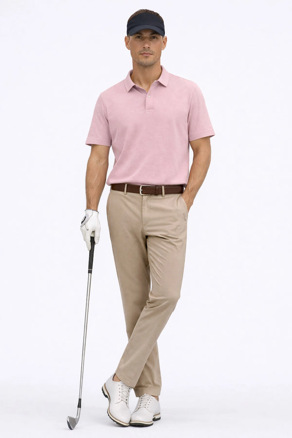 Tailored Tapered Golf Pants - Warm Sand