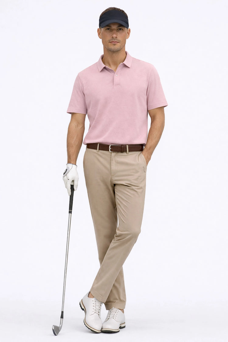 Tailored Tapered Golf Pants - Warm Sand