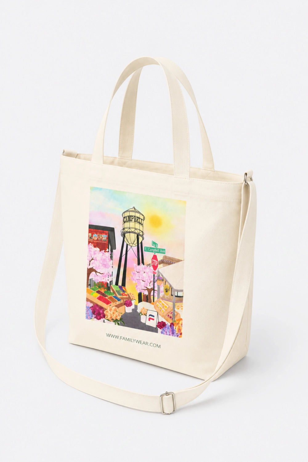 Campbell Market Canvas Tote