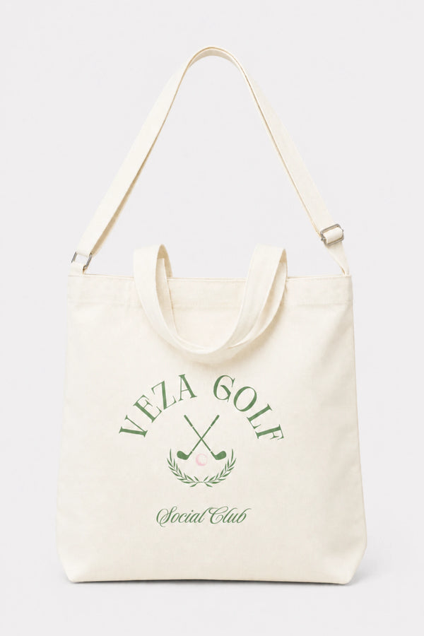 VEZA Golf Social Club Canvas Tote