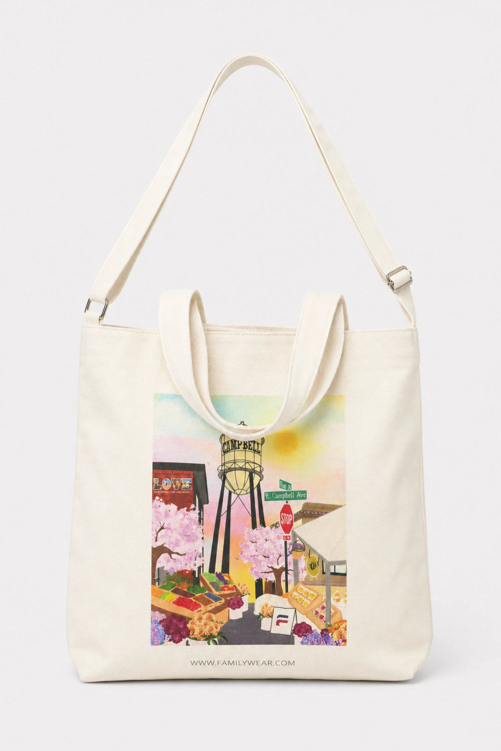 Campbell Market Canvas Tote