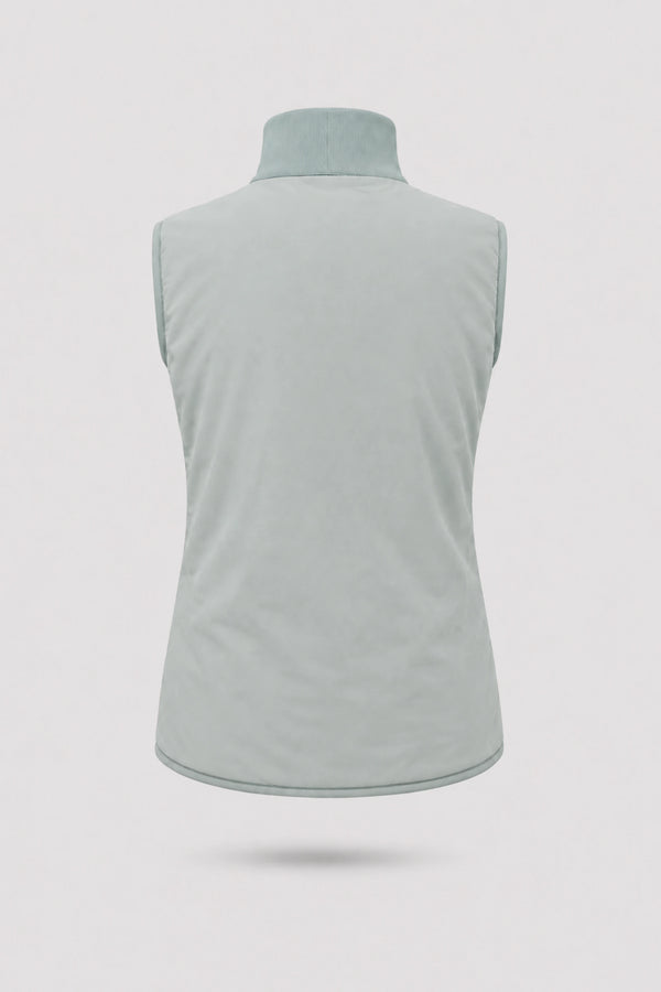 Lightweight Puffer Vest - Sage Grey