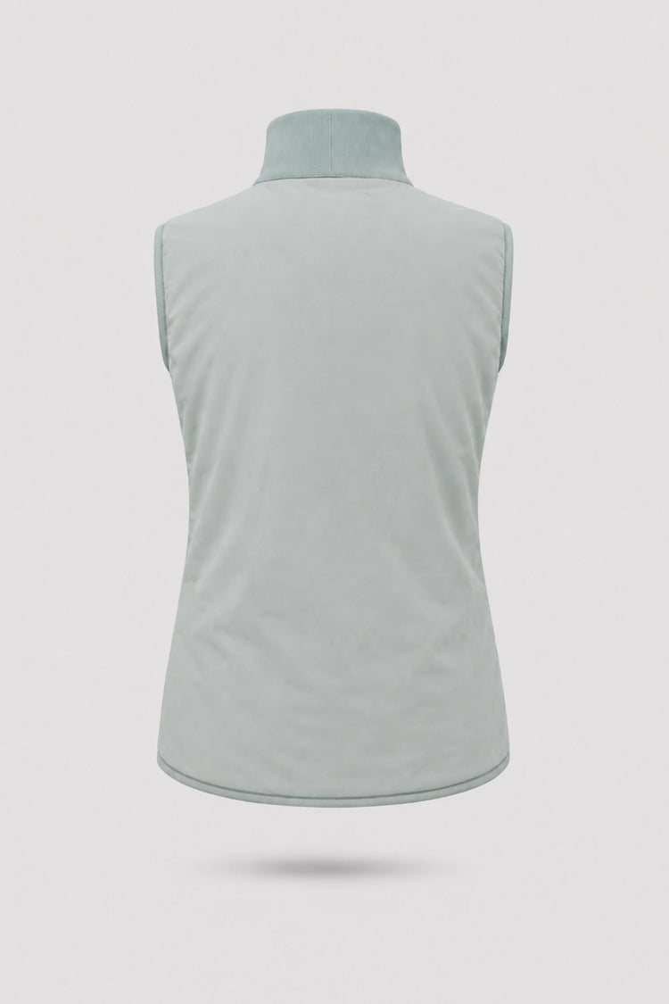 Lightweight Puffer Vest - Sage Grey