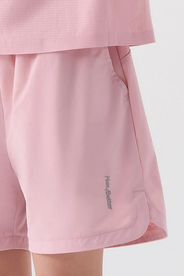 Breathable Performance Shorts - Milky Blush