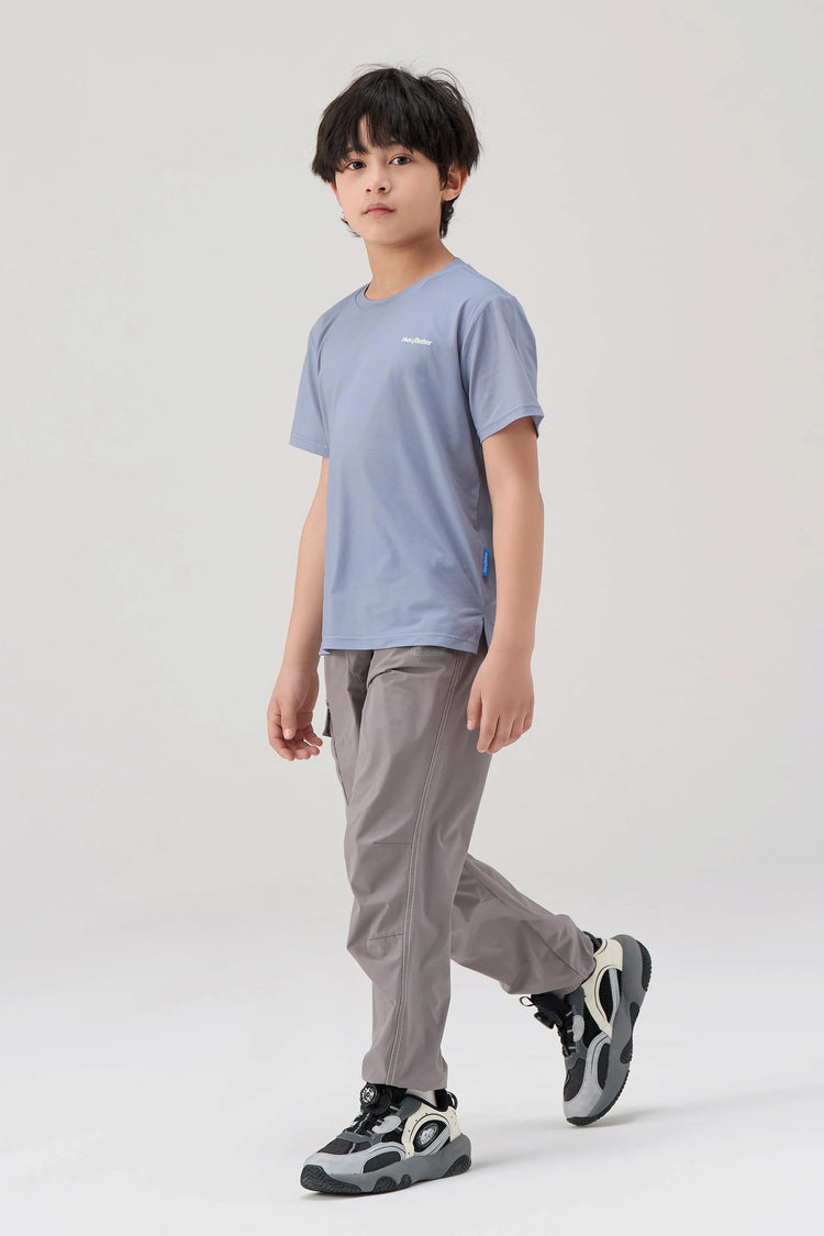 BreezeSoft Performance Tee - Cloud Mist