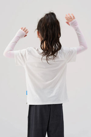 BreezeSoft Performance Tee - Alabaster Glow