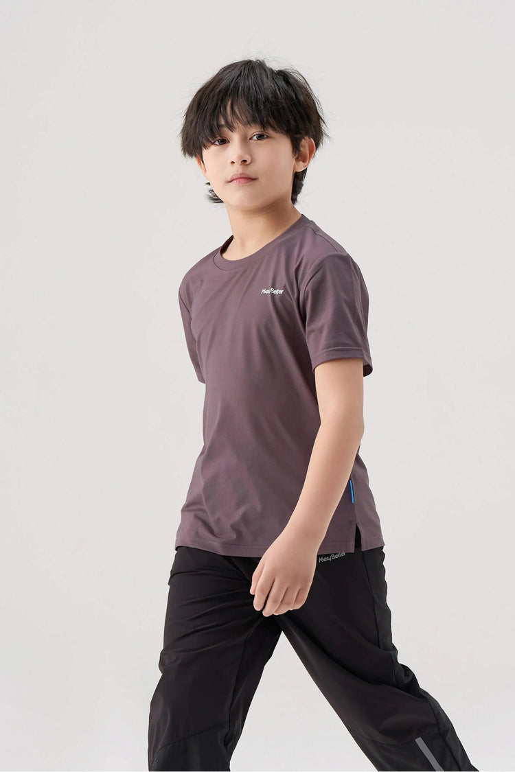 BreezeSoft Performance Tee - Dusty Fig