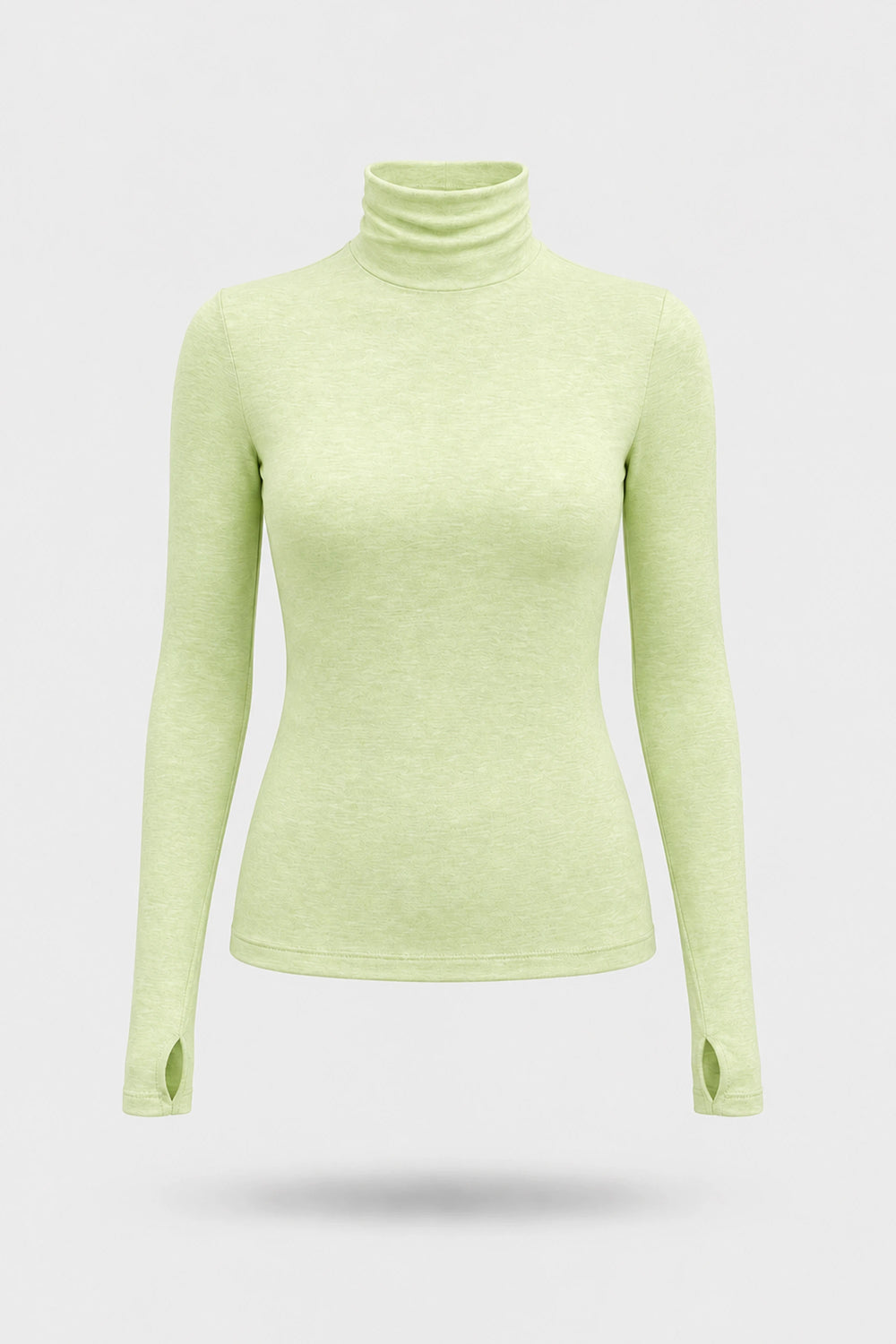 Luxe Stretch Turtleneck - Matcha