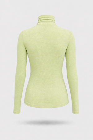 Luxe Stretch Turtleneck - Matcha