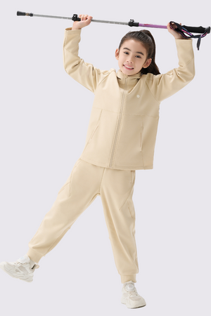 Windproof Cloud-Fleece Pants - Dusty Rose