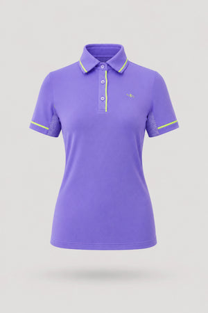The Sculpt Golf Polo - Violet