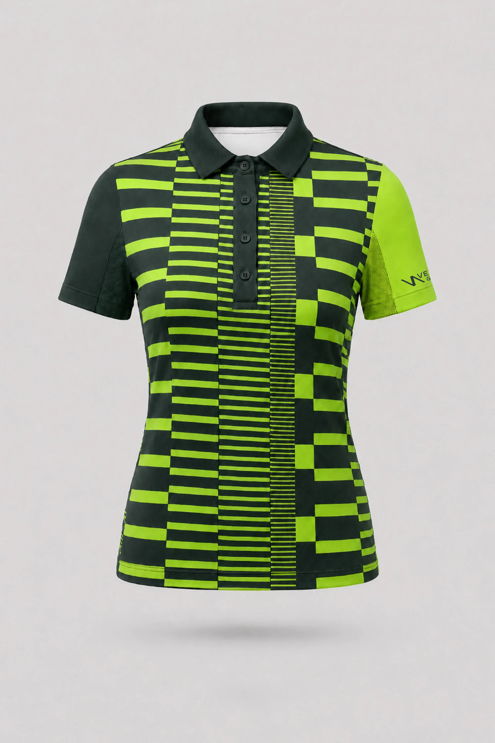The Sculpt Golf Polo - Circuit Stripe