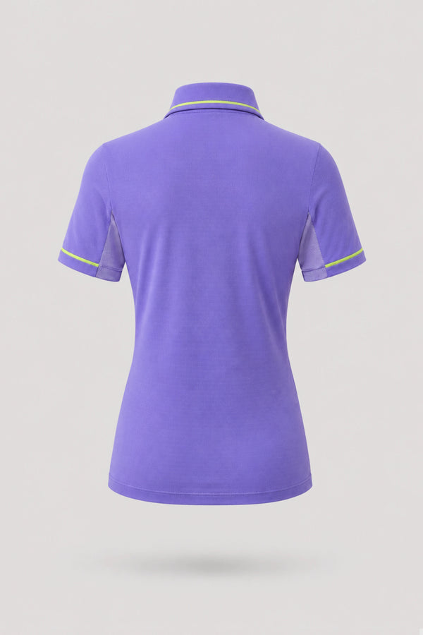 The Sculpt Golf Polo - Violet