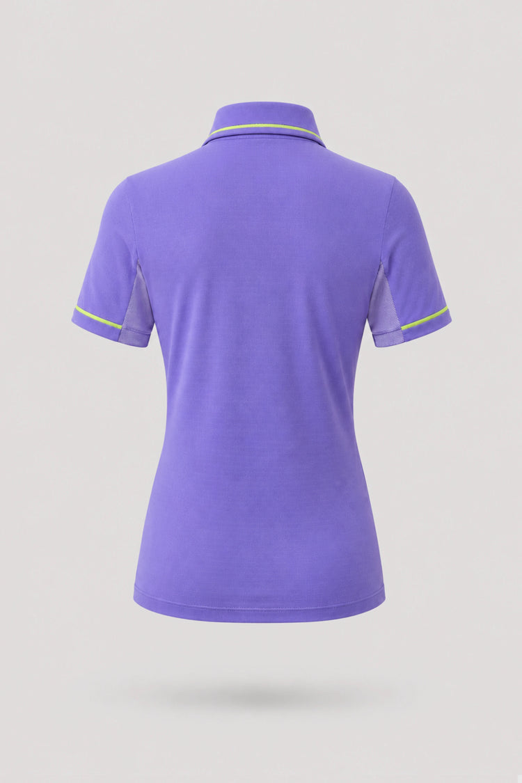 The Sculpt Golf Polo - Violet