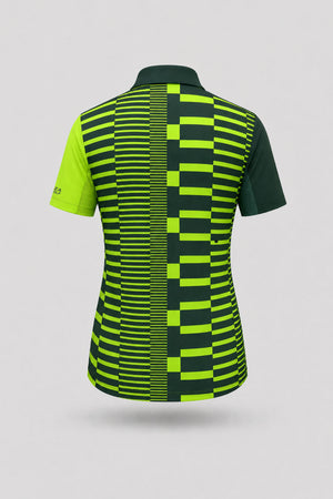 The Sculpt Golf Polo - Circuit Stripe