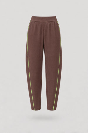 Barrel Curve Pants - Rich Cocoa