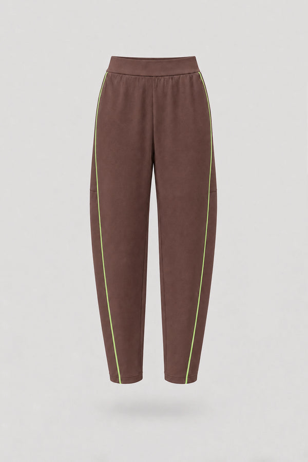 Barrel Curve Pants - Rich Cocoa