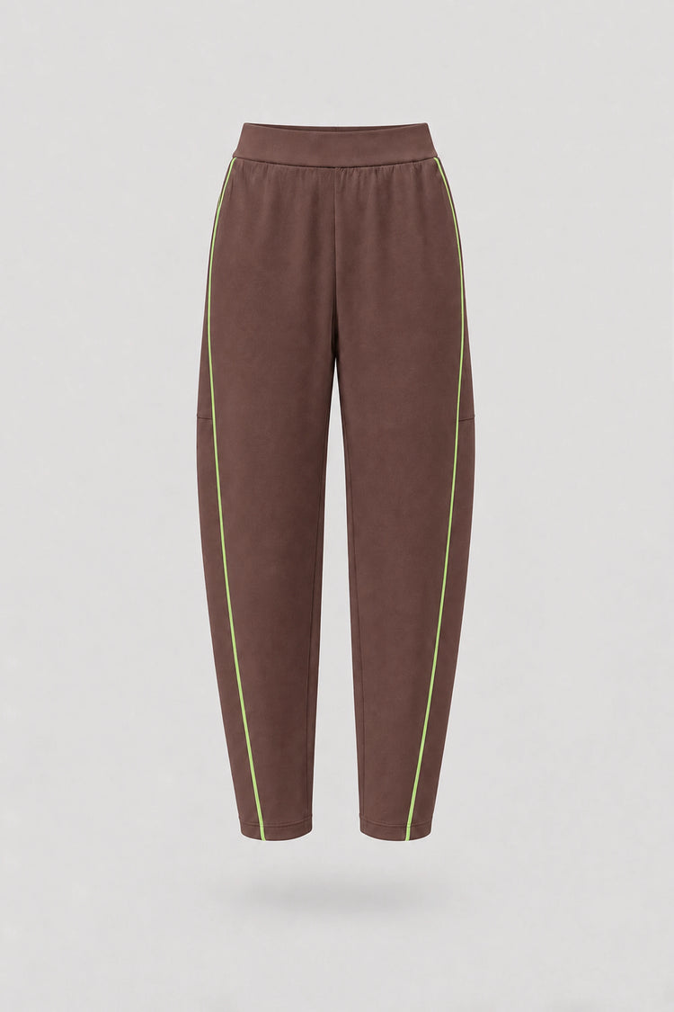 Barrel Curve Pants - Rich Cocoa