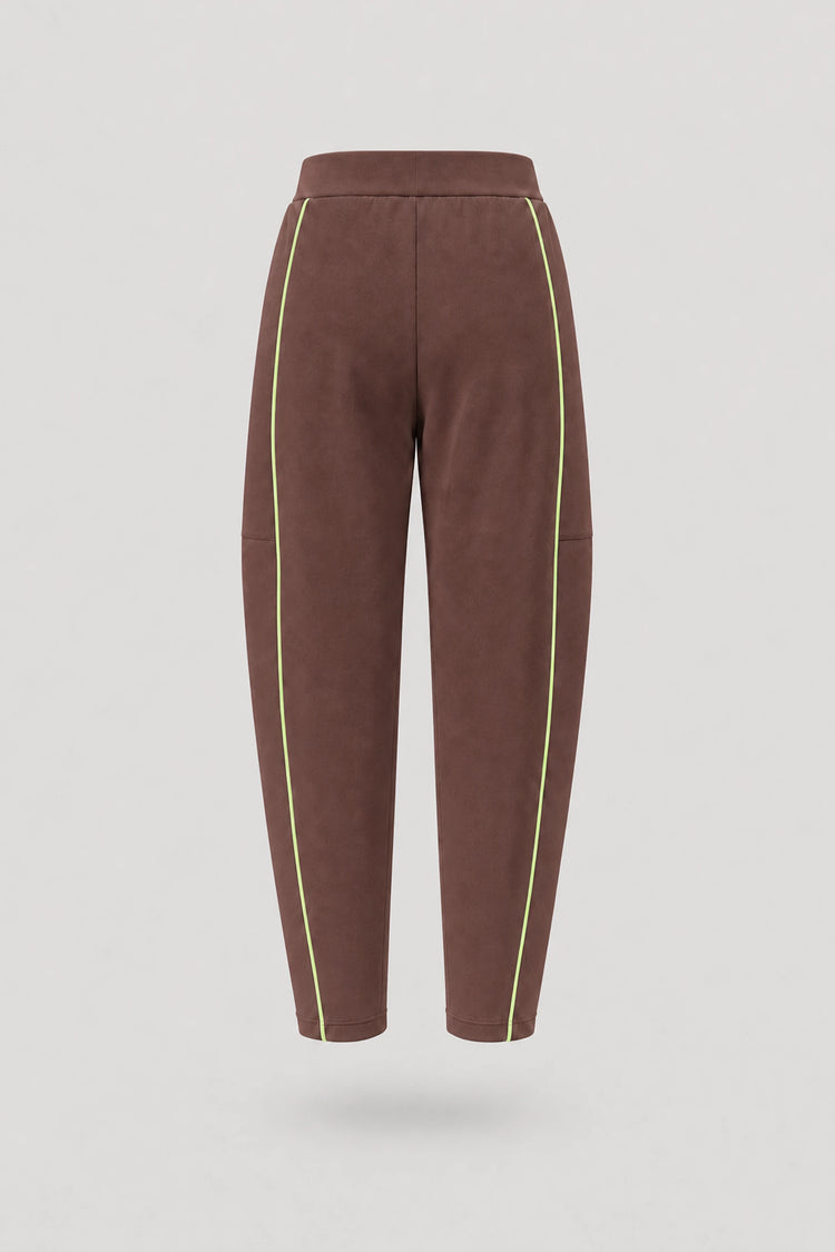 Barrel Curve Pants - Rich Cocoa