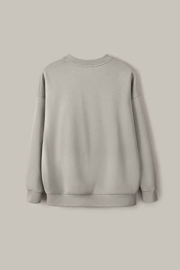 The Oversized Crewneck - Warm Taupe