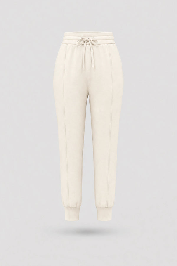 The Sculpt Drawstring Jogger Pants - Ivory