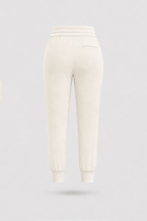 The Sculpt Drawstring Jogger Pants - Ivory