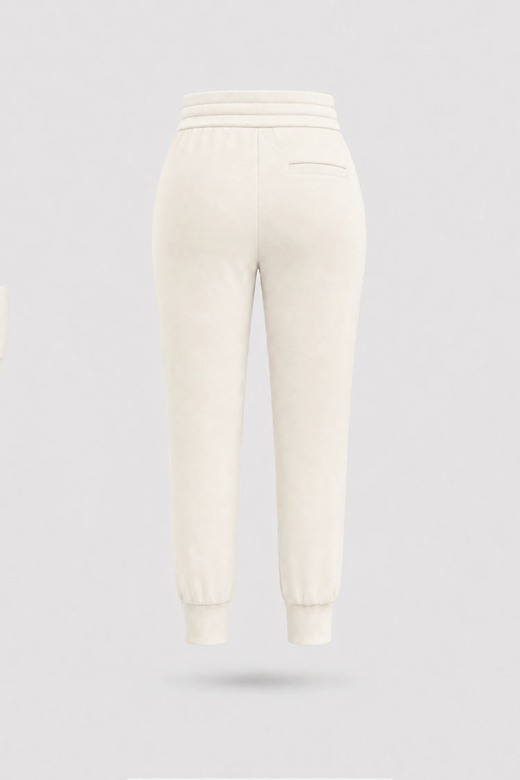 The Sculpt Drawstring Jogger Pants - Ivory