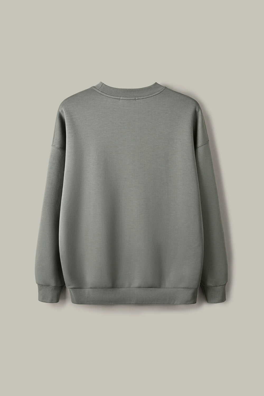 The Oversized Crewneck - Sage Grey