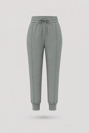 The Sculpt Drawstring Jogger Pants - Sage Grey