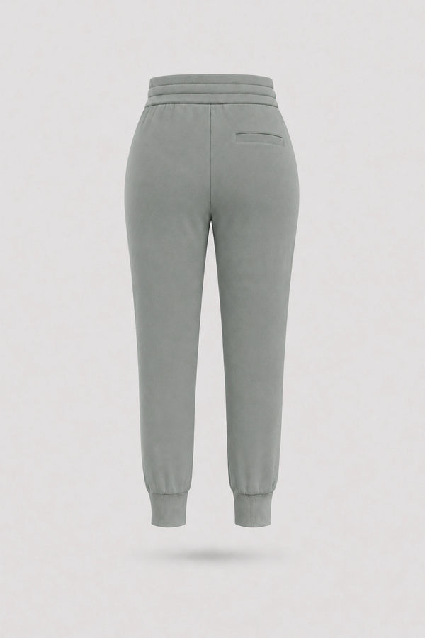 The Sculpt Drawstring Jogger Pants - Sage Grey