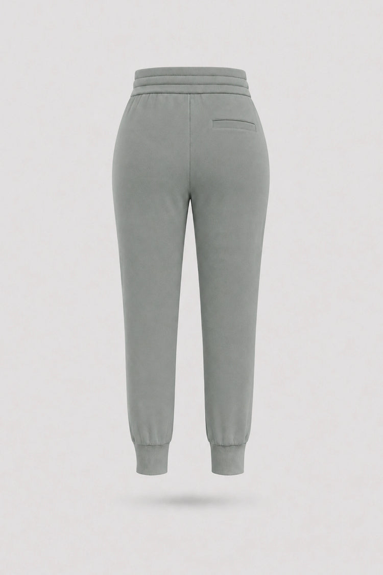 The Sculpt Drawstring Jogger Pants - Sage Grey