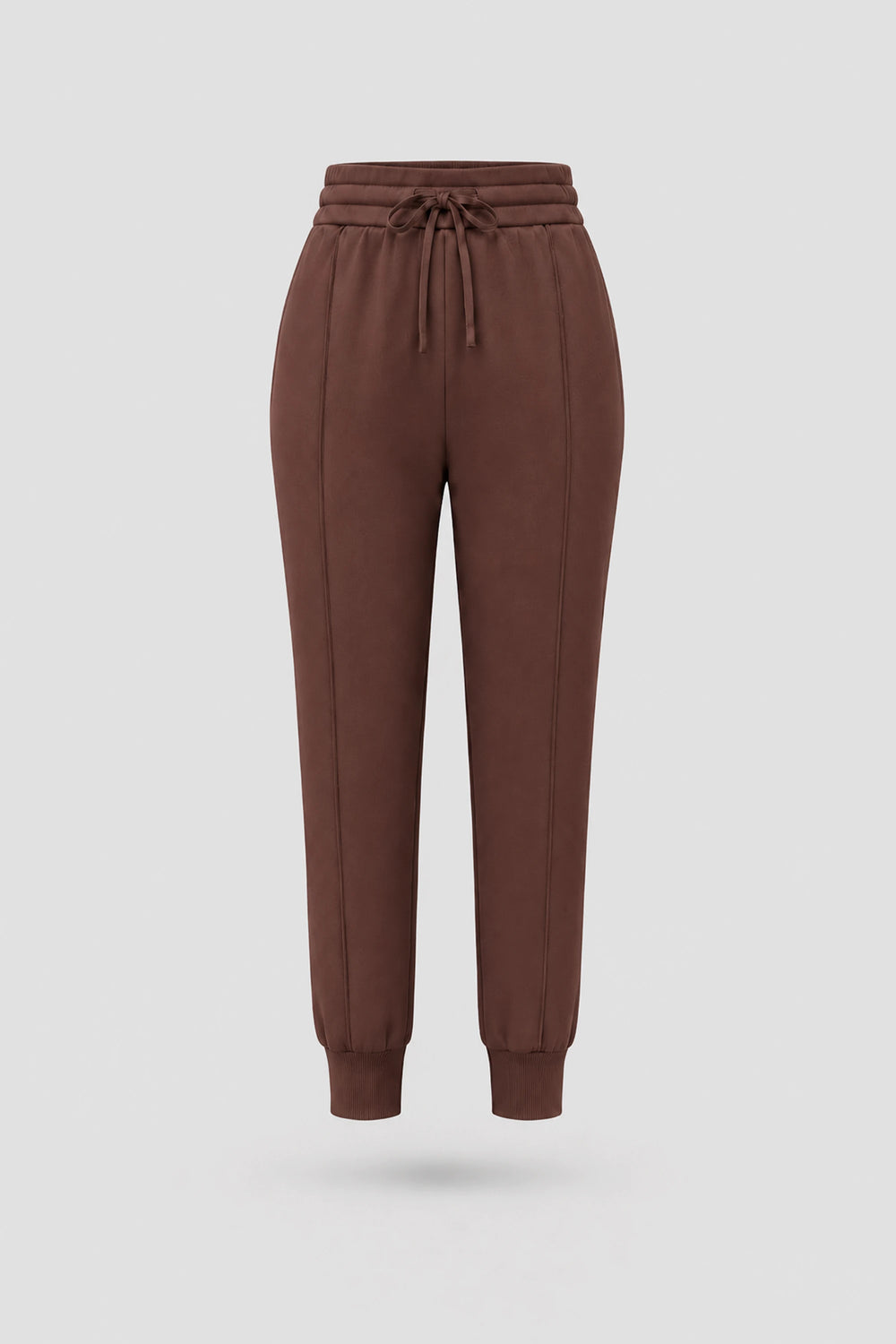 The Sculpt Drawstring Jogger Pants - Rich Cocoa