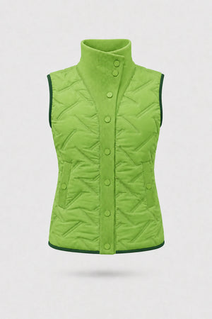 Lightweight Puffer Vest - Bright Green