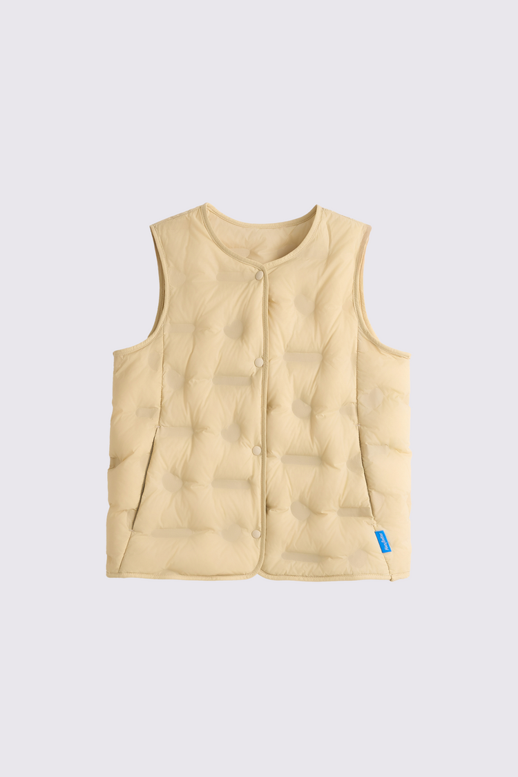FeatherLite Down Vest - Ivory Beige
