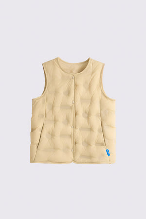 FeatherLite Down Vest - Ivory Beige