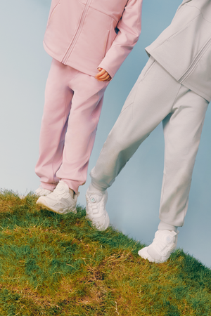 Windproof Cloud-Fleece Pants - Dusty Rose