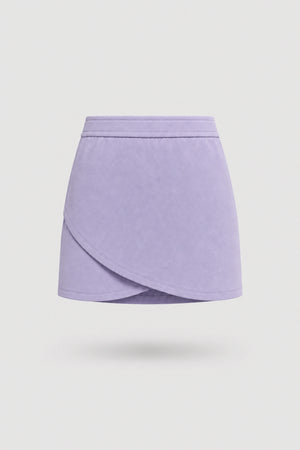 The Sculpt Wrap Golf Skort - Lavender
